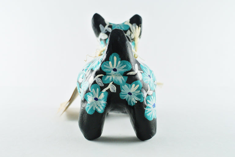 MINI COCOPRIMAVERA FLORES AQUA BASE NEGRA